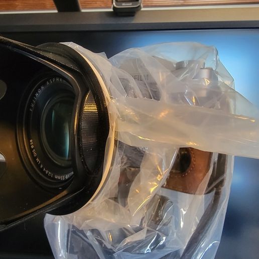 📷 Camera rain cover for Fujifilm X-T20 with Fujinon XF 18-55mm