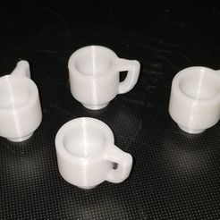 Mndaseest Free 3D file Coffee mugs (Duplo compatible)・3D printer design to download