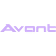 Audi 80 Avant letters.stl Audi 80 B4 Avant Cupholder with logo