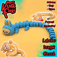 CGImages9.png Labubu Dragon Multicolore Flexi Print-In-Place + figurina
