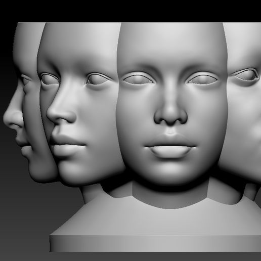 5.jpg Datei STL Gesichter vieler Länder Blumentopf oder Sockel・Modell für 3D-Druck zum herunterladen, LeTranh