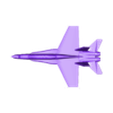 F18 para imprimir entero v02b.stl Реактивный самолет F18