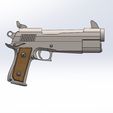 3.JPG STL file Fortnite gun pistol・3D printing template to download