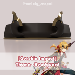 thoma_headguard.png STL-Datei GENSHIN IMPACT - THOMA HEADGUARD COSPLAY PROP・3D-Druck-Idee zum Herunterladen