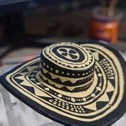 STL file Colombian Hat 🎩・3D printing model to download・Cults