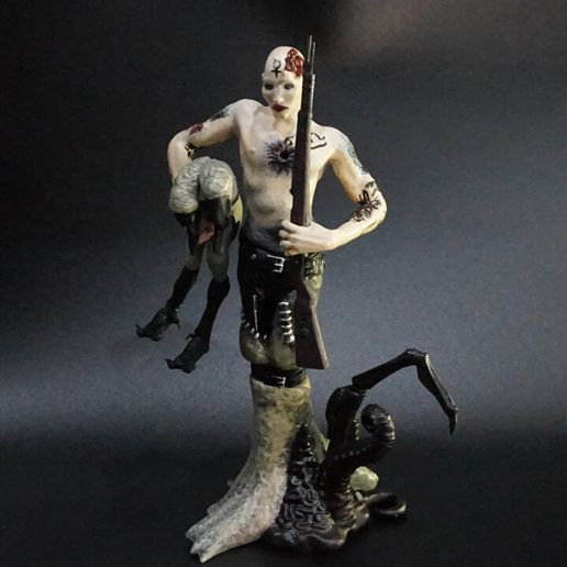 👾 Marilyn Manson figure 2001 years fanart・ STL File for 3D