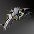 render2.jpg Futuristic Gun-Sci-Fi 3D Gun for Games