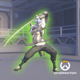 genjimin.png Genji - Overwatch (3D Print STL)