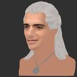 38.jpg Geralt of Rivia The Witcher Cavill bust full color 3D printing