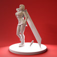 snapshot-001_Viewport_003.png Tifa Lockhart - Final Fantasy VII Remake Original statue 3D print model