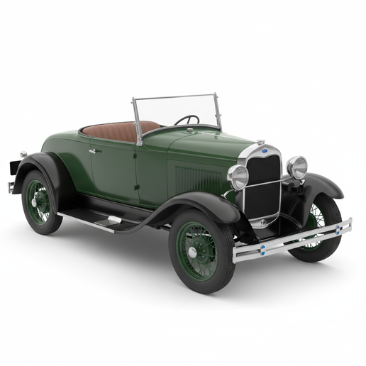 Ford Model A car desk decor STL, British classic car STL, American muscle car STL, car file STL, hot rod STL, formula car STL, retro car STL, car collectible STL, car wall art STL, steampunk car STL, modern hypercar STL, 1:8 car STL, 1:12 car STL, car sil