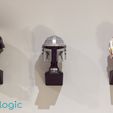 CREATIVE SOLOUTIONS Soporte de pared impreso en 3D para la serie de cascos de Lego