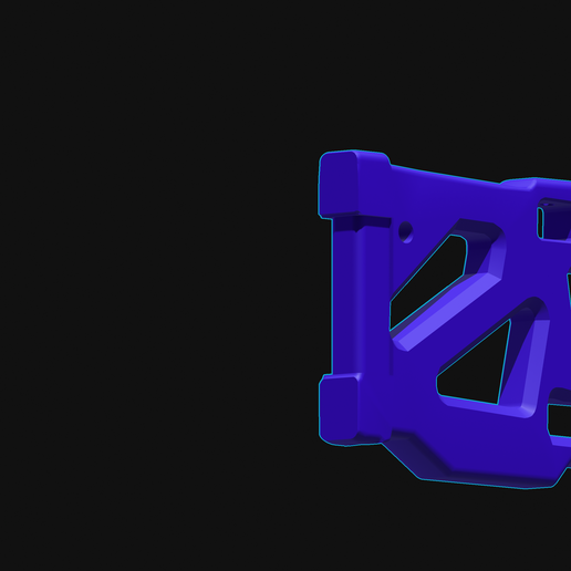 Carson Virus 4.0 AluHalter Querlenker 2 Grad Hinten - Für RC-Modellautos Im Maßstab 1:87