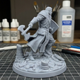 Knight-Errant-test-2.png The Hooded Wanderer - Veteran Knight Errant | 32mm Warrior with Double Axe & Shield