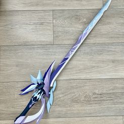 Genshin Impact Skirk Signature Sword 3Dprint
