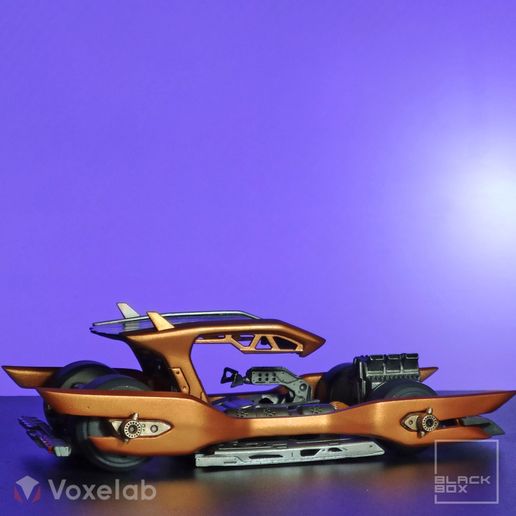 F7.jpg Fichier 3D gratuit FLINT's CAR 2077 FULL MODELKIT #VoxelabCultsCar・Plan imprimable en 3D à télécharger, BlackBox