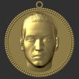 19.jpg Eminem medallion pendant 3D printing ready stl obj