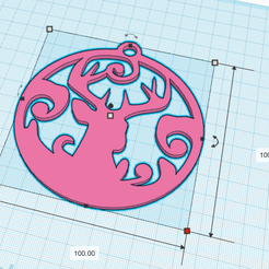 deer-ornament.png Download STL file Reindeer tree ornament • 3D printing design, tatianaMULTITASKER