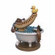 Screenshot_102.png Bathtub Gator - 3D Printable Alligator Bath Scene