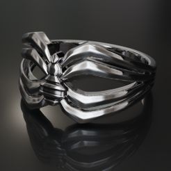 1.jpg Fichier STL Modèle d'impression 3D d'une bague d'araignée・Design pour imprimante 3D à télécharger