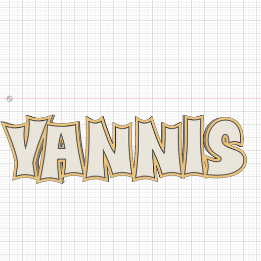 bi-color key ring - Yannis