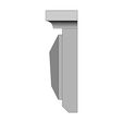 Tapered-neoclassical-decorative-corbel-05.jpg Tapered Neoclassical decorative corbel and bracket 3D print model