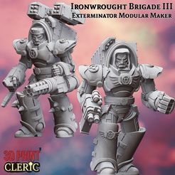 ExterminatorMaker.jpg 3D file Ironwrought Brigade - Exterminator Modular Maker・3D printable model to download