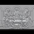 K_-(6).jpg CNC 3d Relief Model STL for Router 3 axis - The Last Supper