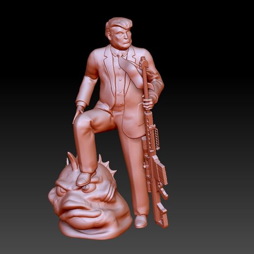 Trump hunter 3D model