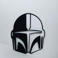 806aa949-1e05-4b42-9a24-87251551d549.jpg STL file Mando wall art from the mandalorian・3D printing idea to download