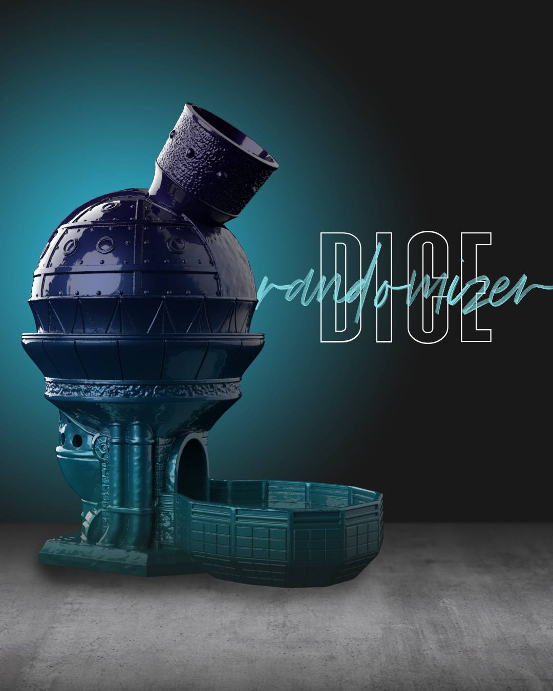 ep 7 ca om WW i " Download STL file Dice Randomizer - Dice Tower • 3D printable design, STLFLIX