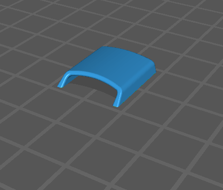Hood Scoop 3 - STL File for Scale Models and Dioramas