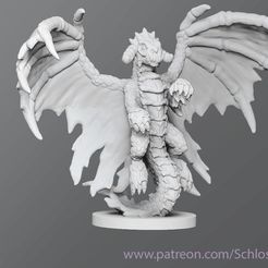 867d8f9f26a159246752ac0d8953d538_display_large.jpg Archivo STL gratis Dragón Negro Wyrmling・Modelo para descargar y imprimir en 3D