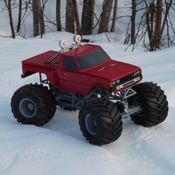 DSCN1201.JPG Ursa (bear) - Fully printable Monster Truck