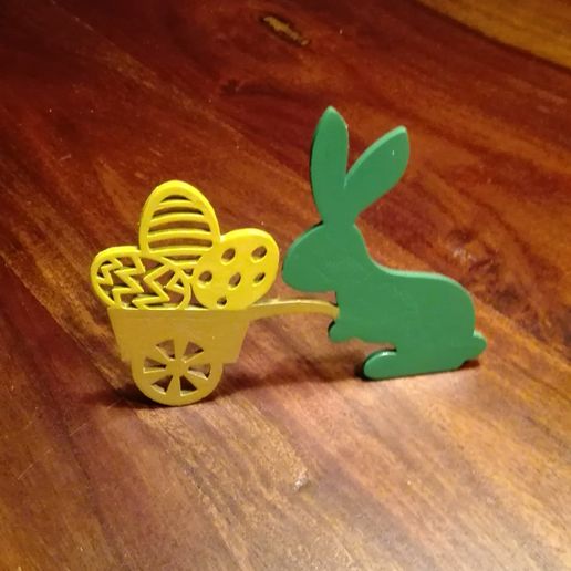 IMG_20170403_201115.jpg STL-Datei Easter bunny with trolley・3D-Druckvorlage zum Herunterladen, Bajmb