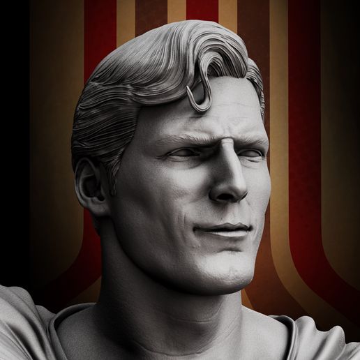 🦸‍♂️ B3DSERK April Term 2022: Superman 1978 Sculpture 1/6