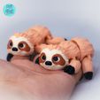 Sloth_04.jpg Flexi Sloth Print In Place STL et 3MF