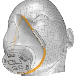 1.png Бесплатный STL файл NANOHACK 2.0 - N95 MASKS AGAINST CORONAVIRUS COVID19 #HACKTHEPANDEMIC・Дизайн 3D принтера для загрузки