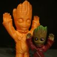 Baby Groot Painted.JPG Baby Groot Jumpsuit (Easy print no support)