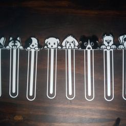 WhatsApp-Image-2022-04-24-at-10.40.54-PM.jpeg STL file Puppy Bookmark Pack・3D printer model to download