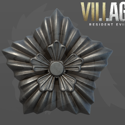 etsy_viii_flower_1.png Residual Evil Village 3D model Dimitrescu’s daughter flower pin for cosplay