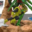 Cellvs-17-y-16.386.jpg Cell vs android 17 and 16 Tenshinhan Dragon Ball Z 3D print model