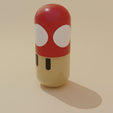untitled2.png Super Mario Mushroom Pill Container