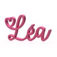 prenom_first_name_lea_3d.jpg First name Léa - Wall decoration or to be placed on the wall