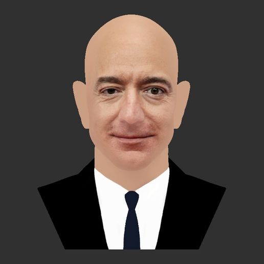 31.jpg Descargar archivo El busto de Jeff Bezos está listo para la impresión en 3D a todo color • Diseño para imprimir en 3D, PrintedReality