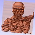 skull-motif-vc2.jpg Skull motiff laser, router, 3d printing depthmap