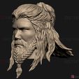 03.jpg Thor Head - Chris Hemsworth - Avenger - Endgame 3D print model