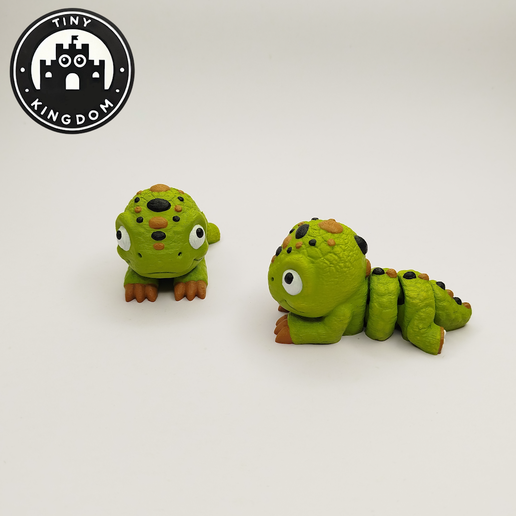 Flexi-Tiny-T-Rex,-P7.png Flexi Tiny Baby T-Rex, bewegliche Zappelfigur, inklusive Schlüsselanhänger, inklusive 3mf