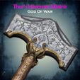 2.jpg Thors Hammer Mjolnir From God of War - Fan Art 3D print model