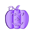 glowing-pumpkin-pendant-param.stl Archivo STL gratis Glowing Pumpkin Pendant/Pin・Modelo para descargar y imprimir en 3D